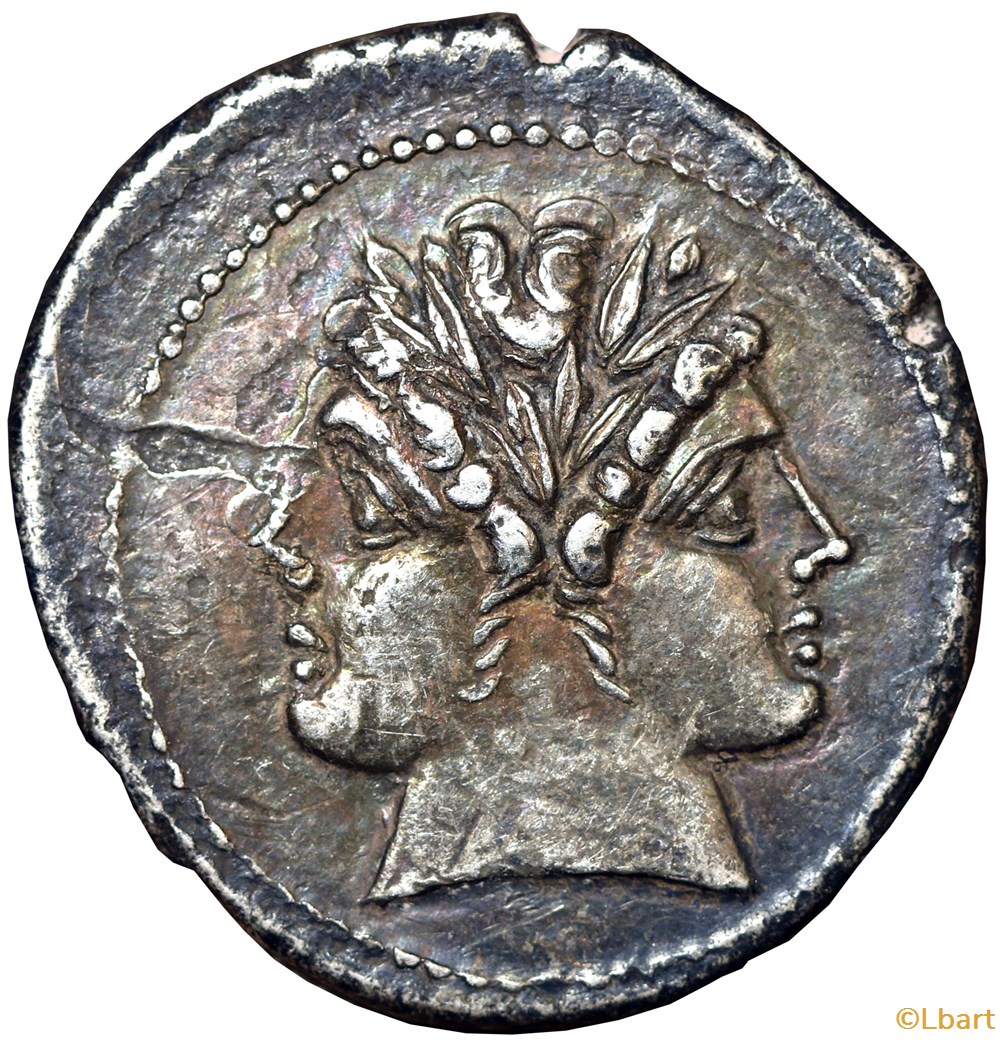 ANONYMES Didrachme ou quadrigatus 3 monnaies antiques anonymes didrachme ou quadrigatus