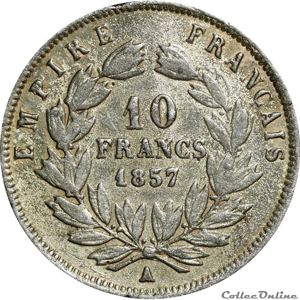 10 Francs 1857 A (OR10F-017) monnaie france moderne 10 francs 1857 a or10f 017