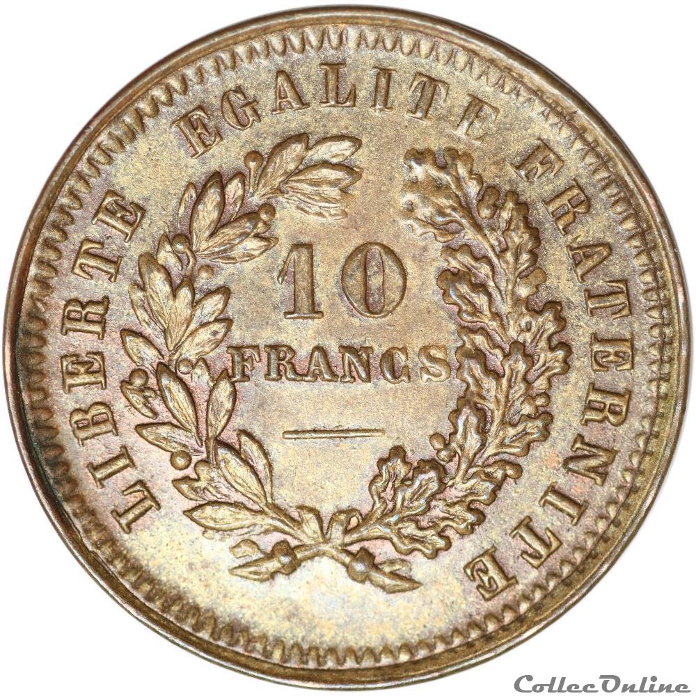 monnaies 10 francs ceres