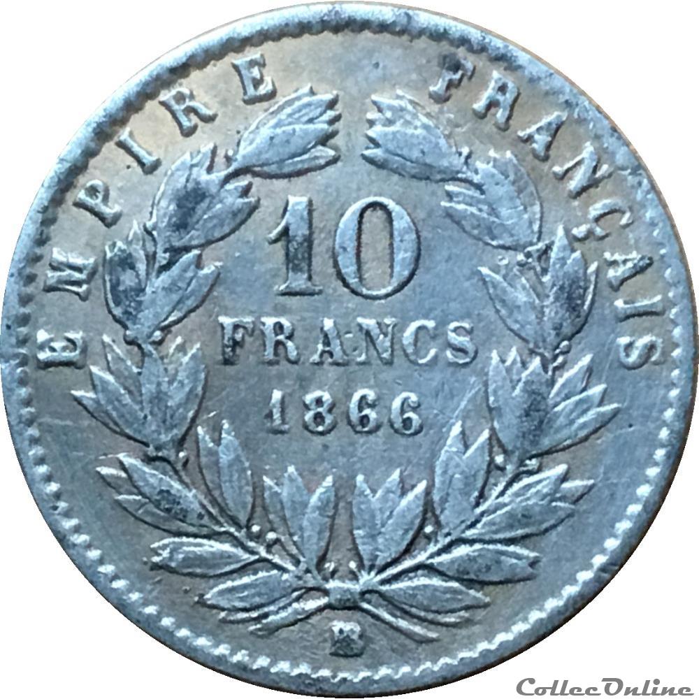 10 Francs 1866 BB (OR10F-011) monnaie france moderne 10 francs 1866 bb or10f 011
