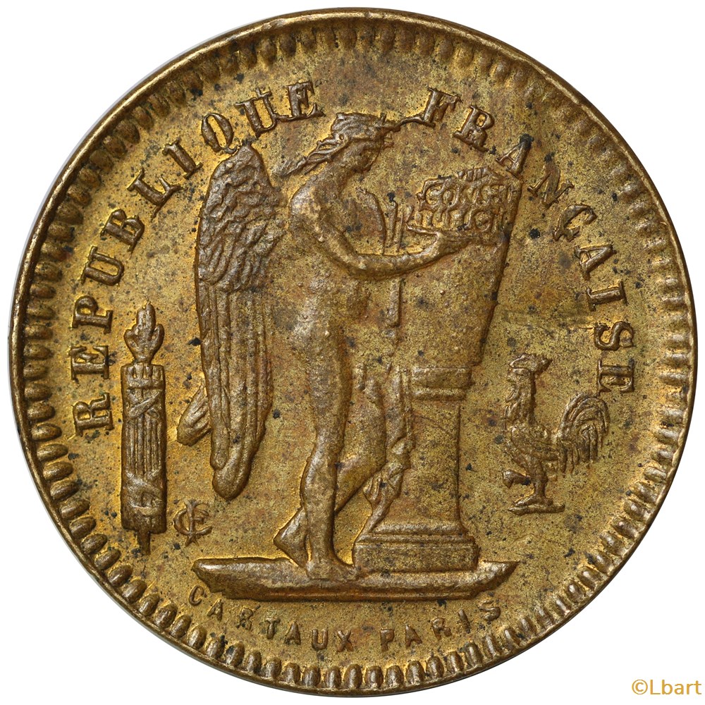 20 Francs 1901 monnaies paranumismatique jetons poids 20 francs 1901
