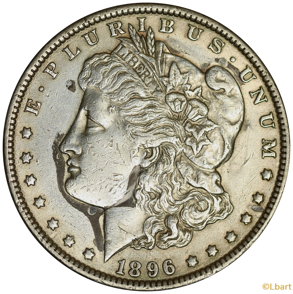 Morgan dollar 1896 monnaies monde etats unis morgan dollar 1896