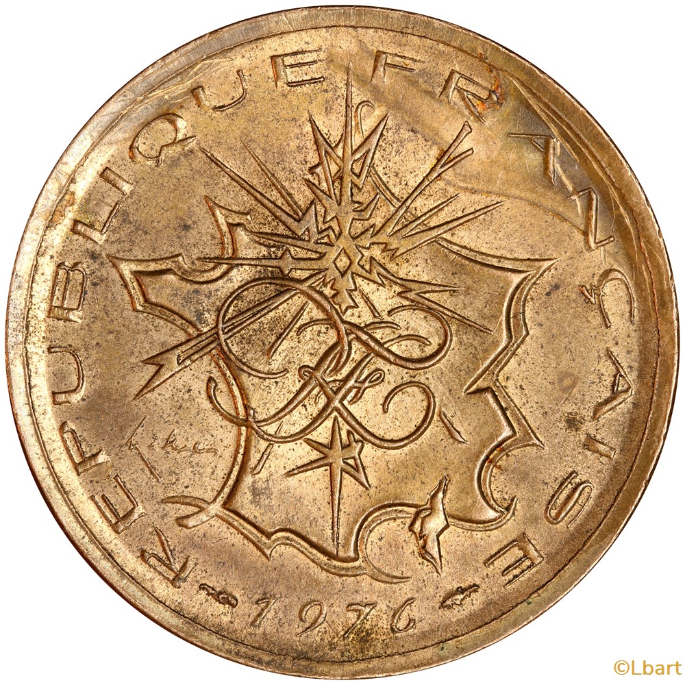 monnaies monde france 10 francs mathieux sans virole 1976