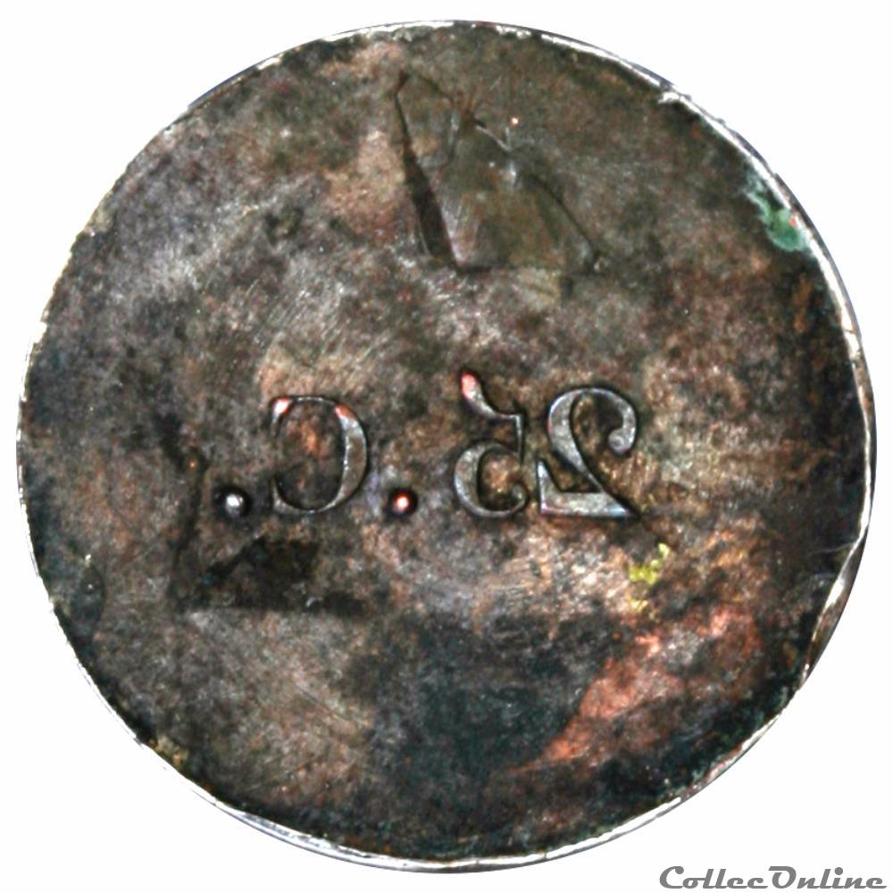 Essai Uniface - 1861 E 4 monnaies monde france essai uniface 1861 e