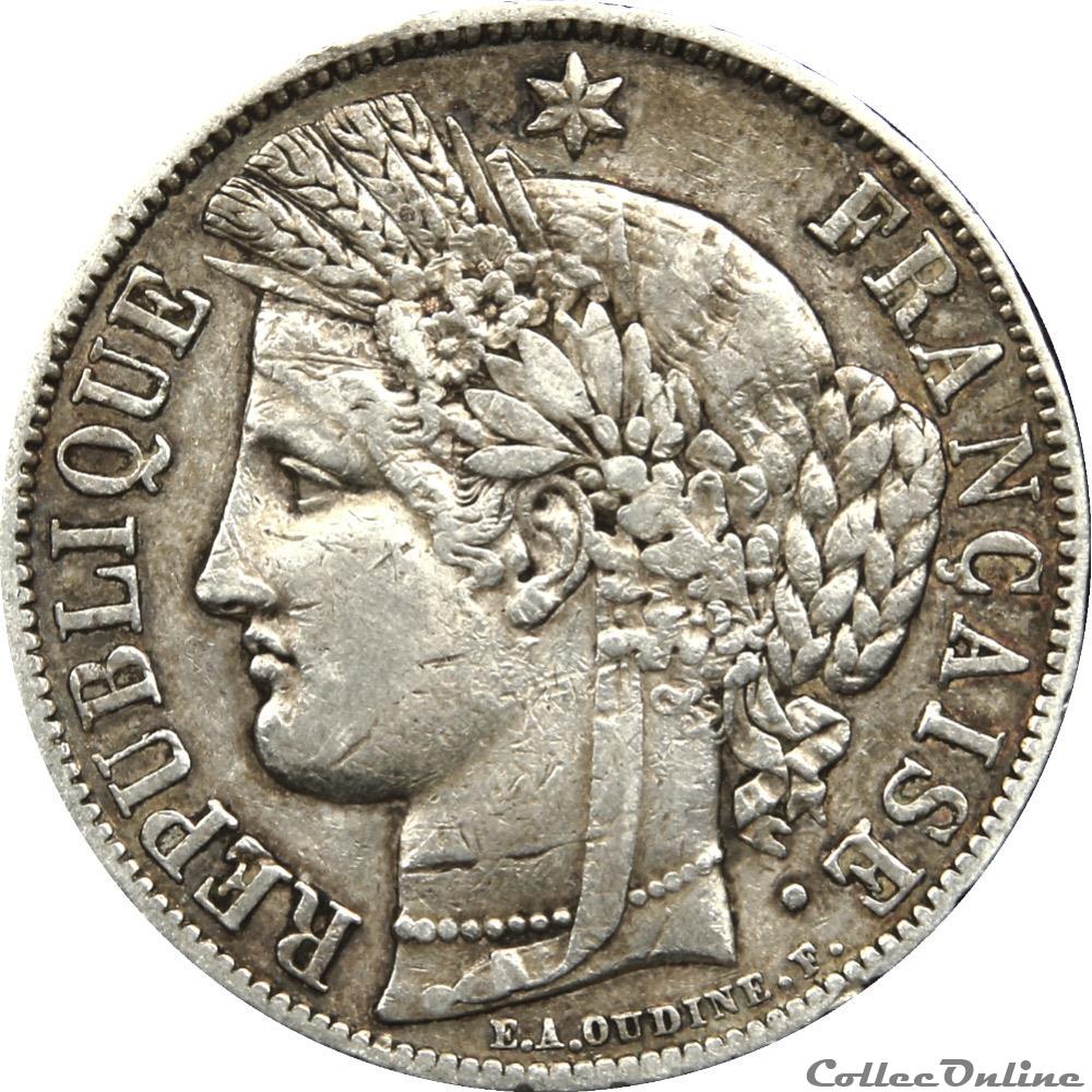 5 FRANCS CERES 1851 A _ AR5F-0018 monnaie france moderne 5 francs ceres 1851 a ar5f 0018