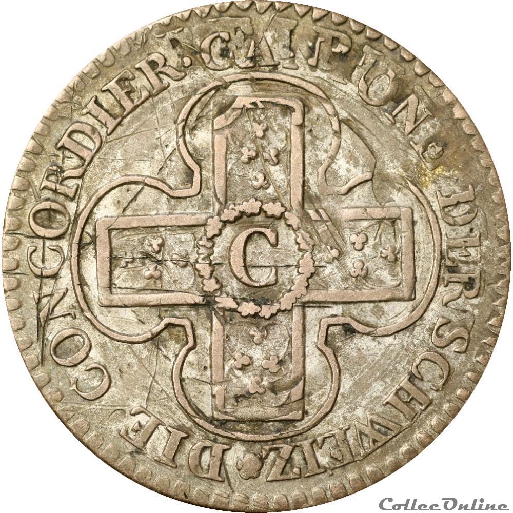 Suisse - 1 Batzen 1826 - DIV-012 monnaies monde suisse 1 batzen 1826 div 012