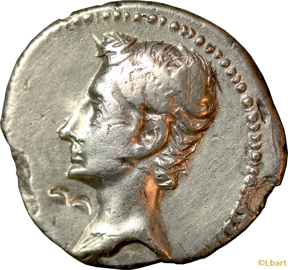 Denier Auguste _ (RM-010) 3 monnaies antiques romaines imperiales et republicaines denier auguste rm 010