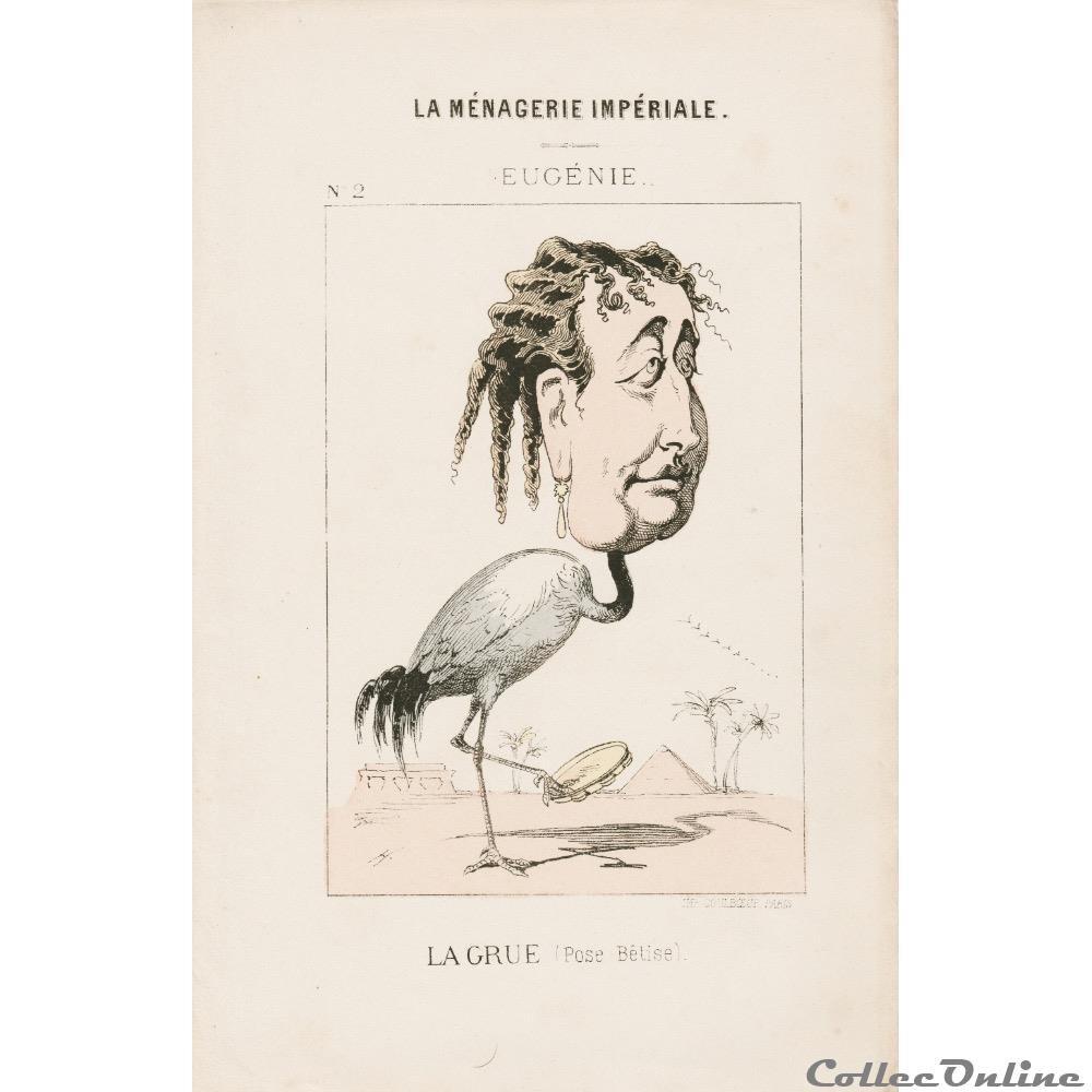 La ménagerie Impériale - N°2 EUGENIE vieux papier la menagerie imperiale n 2 eugenie