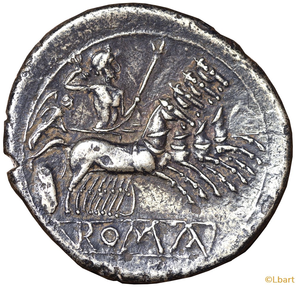 ANONYMES Didrachme ou quadrigatus 4 monnaies antiques anonymes didrachme ou quadrigatus