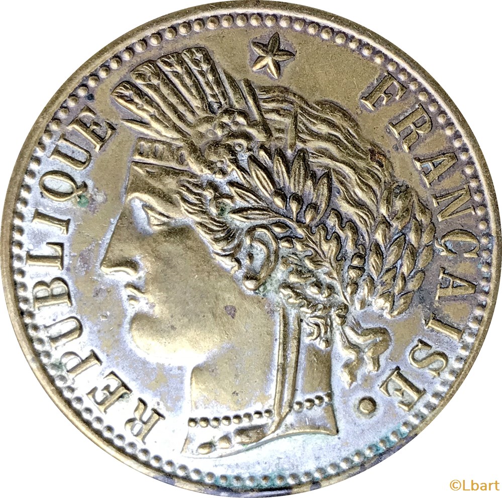 5 Francs Ceres 1894 monnaies 5 francs ceres 1894