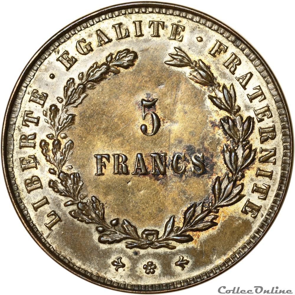 monnaies 5 francs ceres
