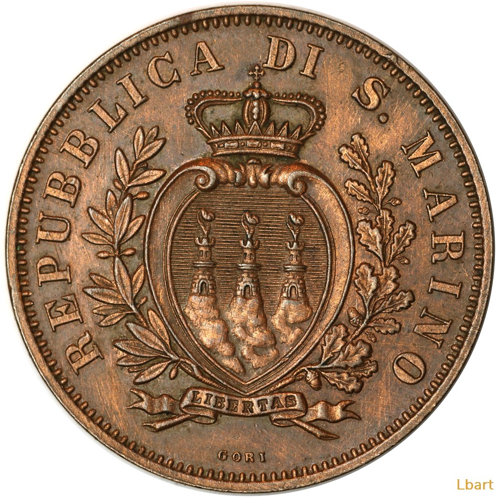 monnaies monde luxembourg san marino 10 centesimi 1893