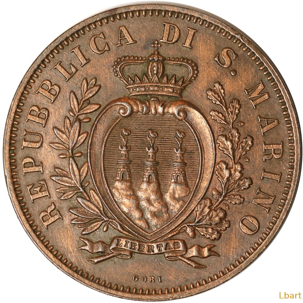 monnaies monde luxembourg san marino 10 centesimi 1893