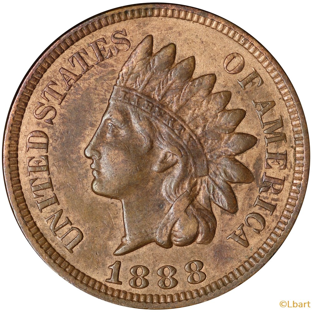 ONE CENT Indian head 1888 - Coins - World - United States ...