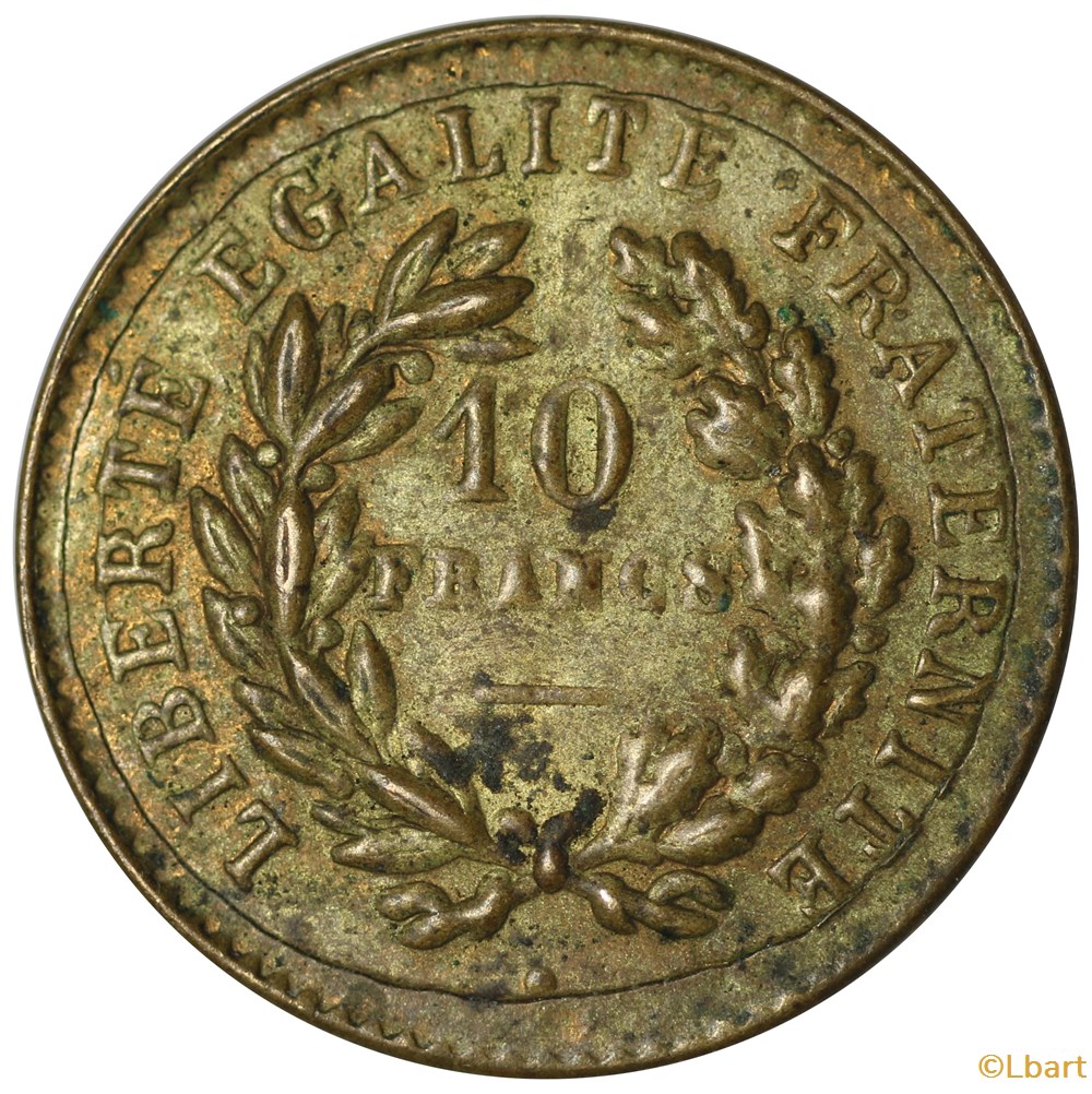 monnaies 10 francs ceres