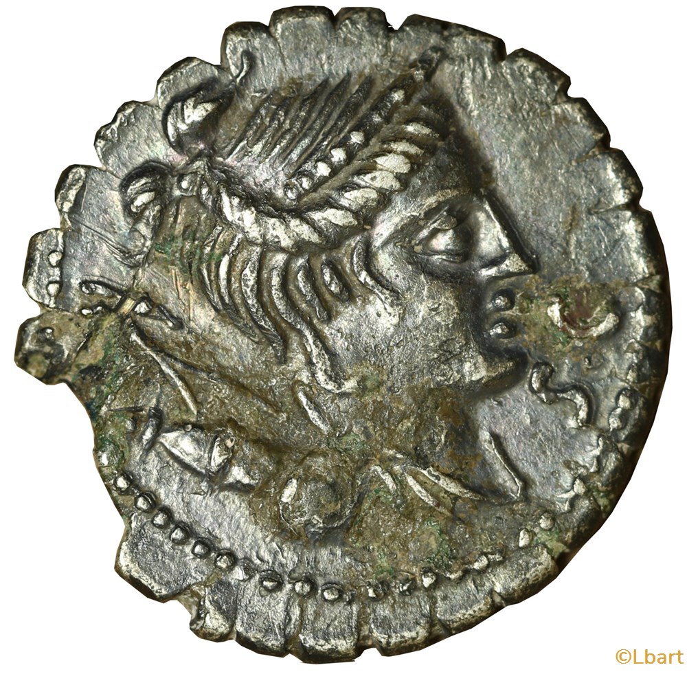 CLAUDIA Denier serratus monnaies antiques claudia denier serratus