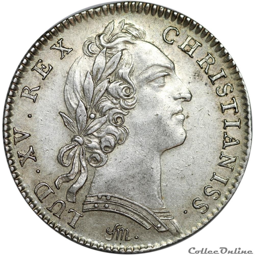 LOUIS XV DIT LE BIEN AIMÉ ÉMISSION DE 1754 n.d. monnaie france royale louis xv dit le bien aime emission de 1754 n d