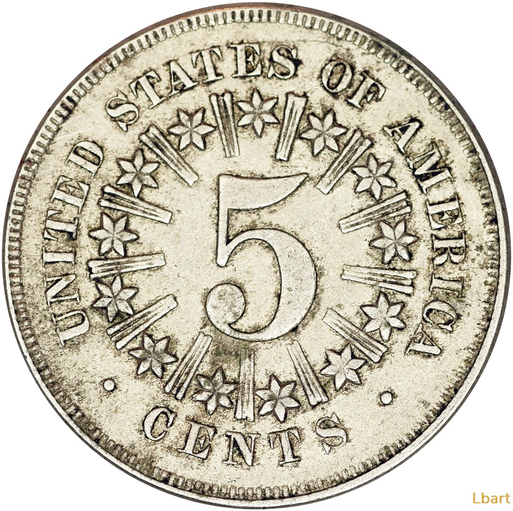 5 Cents 1866 Union Shield monnaies monde etats unis 5 cents 1866 union shield