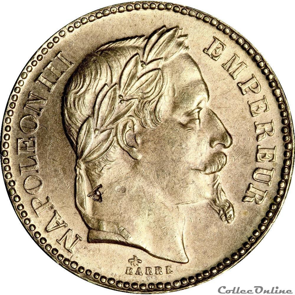 monnaie france moderne faux 20 francs or 1864 a or20f 019 a