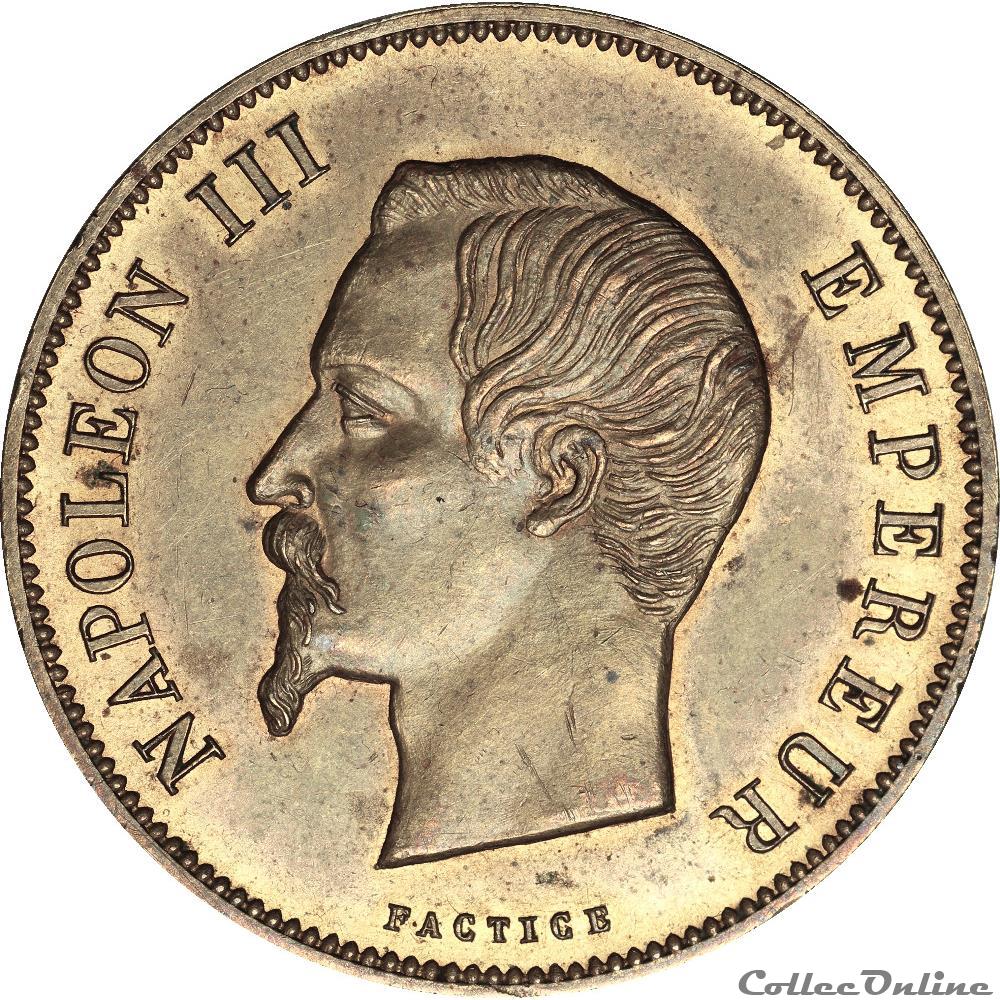 100F-001 _ 100 francs 1855 - FACTICE Le Tricheur” - Coins - World