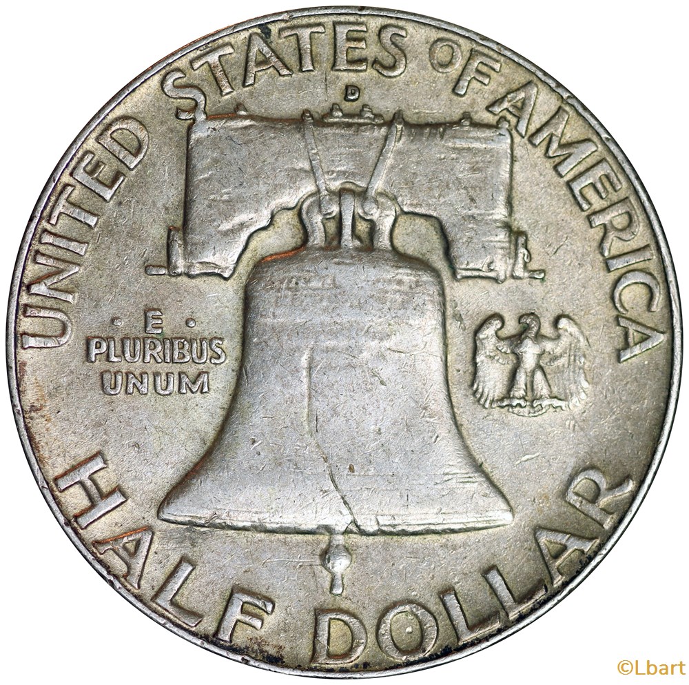 Half dollar 1962 D Franklin monnaies monde etats unis half dollar 1962 d franklin