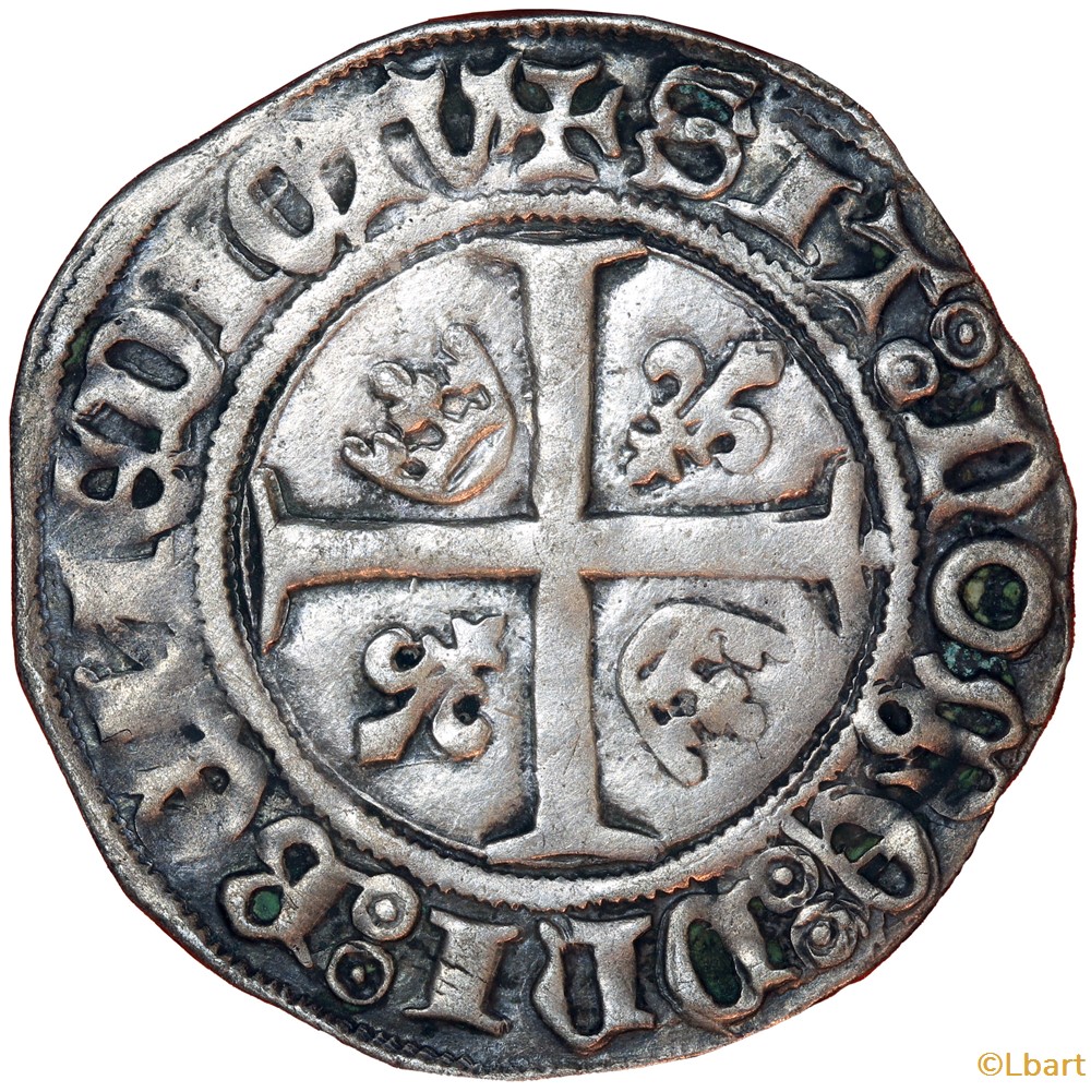 monnaies europe medievale france royales charles vi blanc dit guenar n d tours