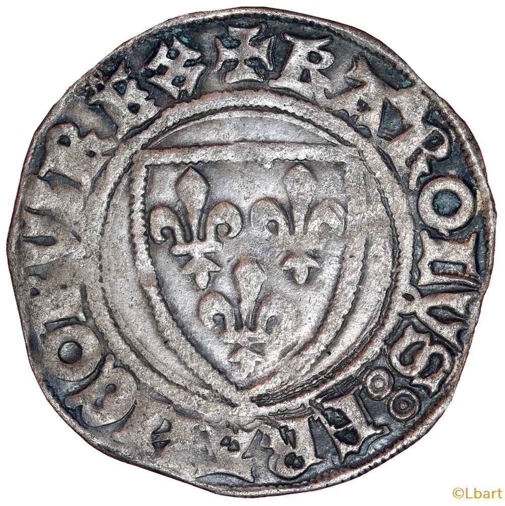 monnaies europe medievale france royales charles vi blanc dit guenar n d tours
