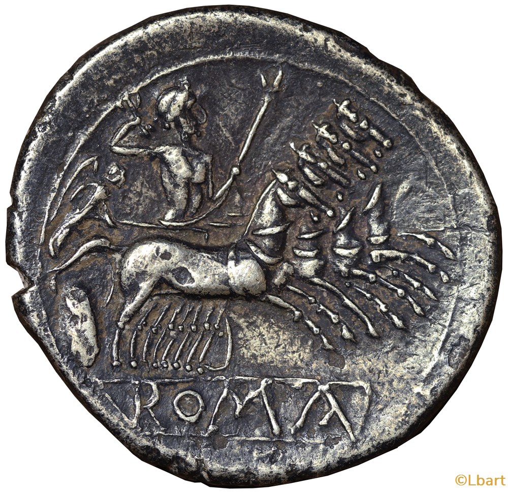 ANONYMES Didrachme ou quadrigatus 2 monnaies antiques anonymes didrachme ou quadrigatus
