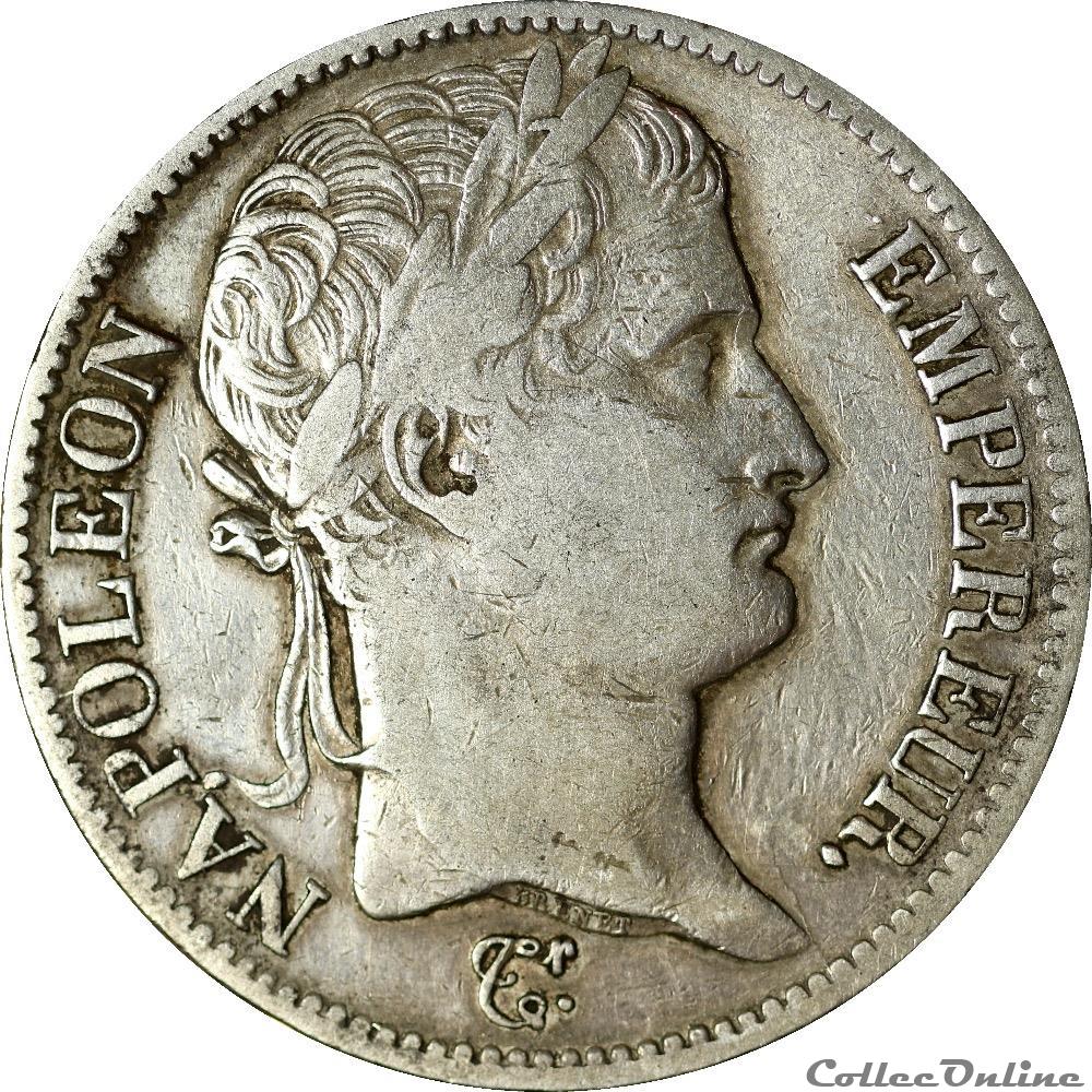 5 francs Napoléon 1er, 1810 A Empire français -AR5F-0021 2 monnaies monde france 5 francs napoleon 1er 1810 a empire francais ar5f 0021