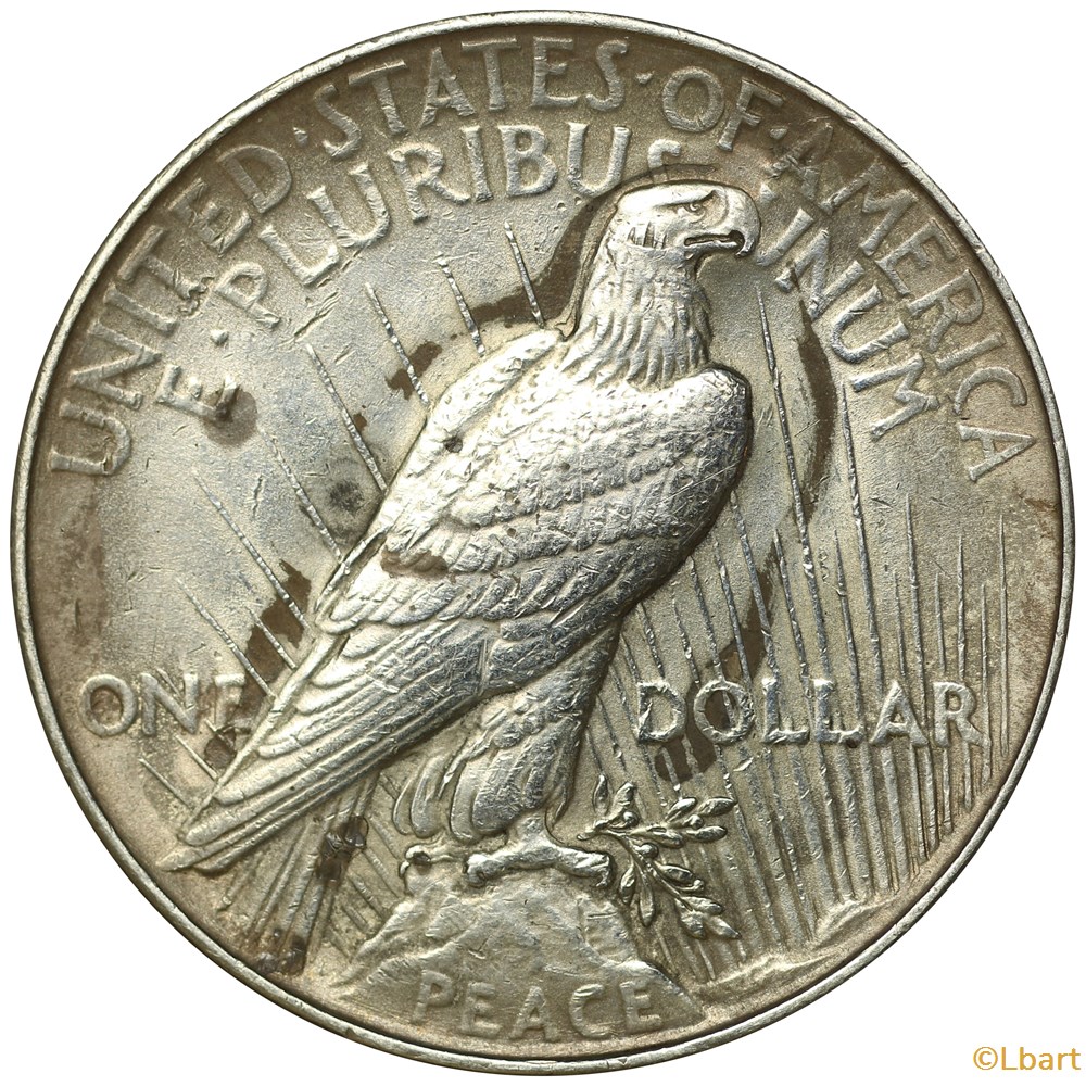 monnaies monde etats unis dollar peace 1922