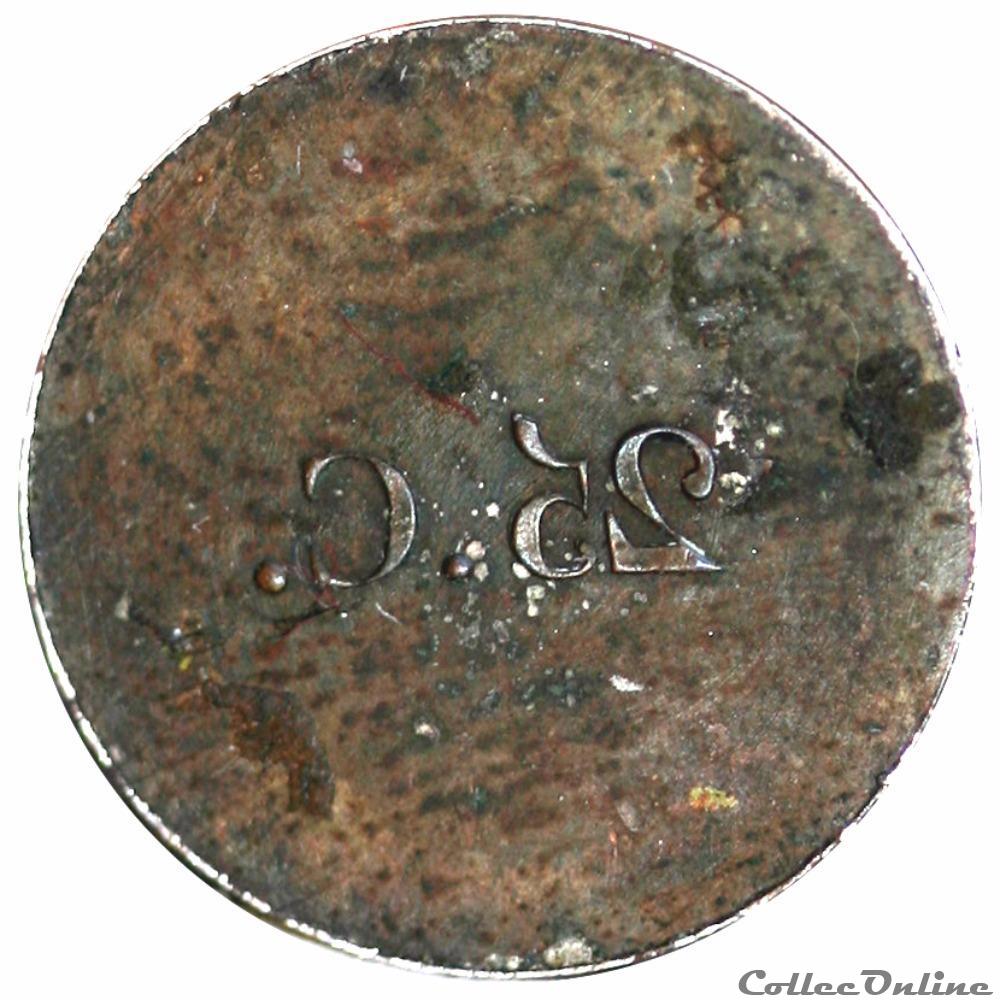 Essai Uniface - 1861 E 3 monnaies monde france essai uniface 1861 e