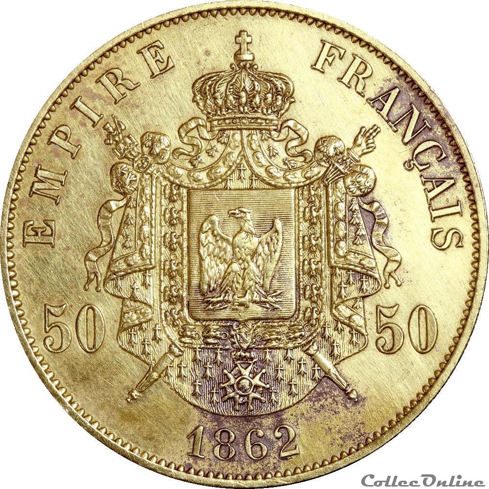 50 francs Napoléon III 1862 - FACTICE Le Tricheur”