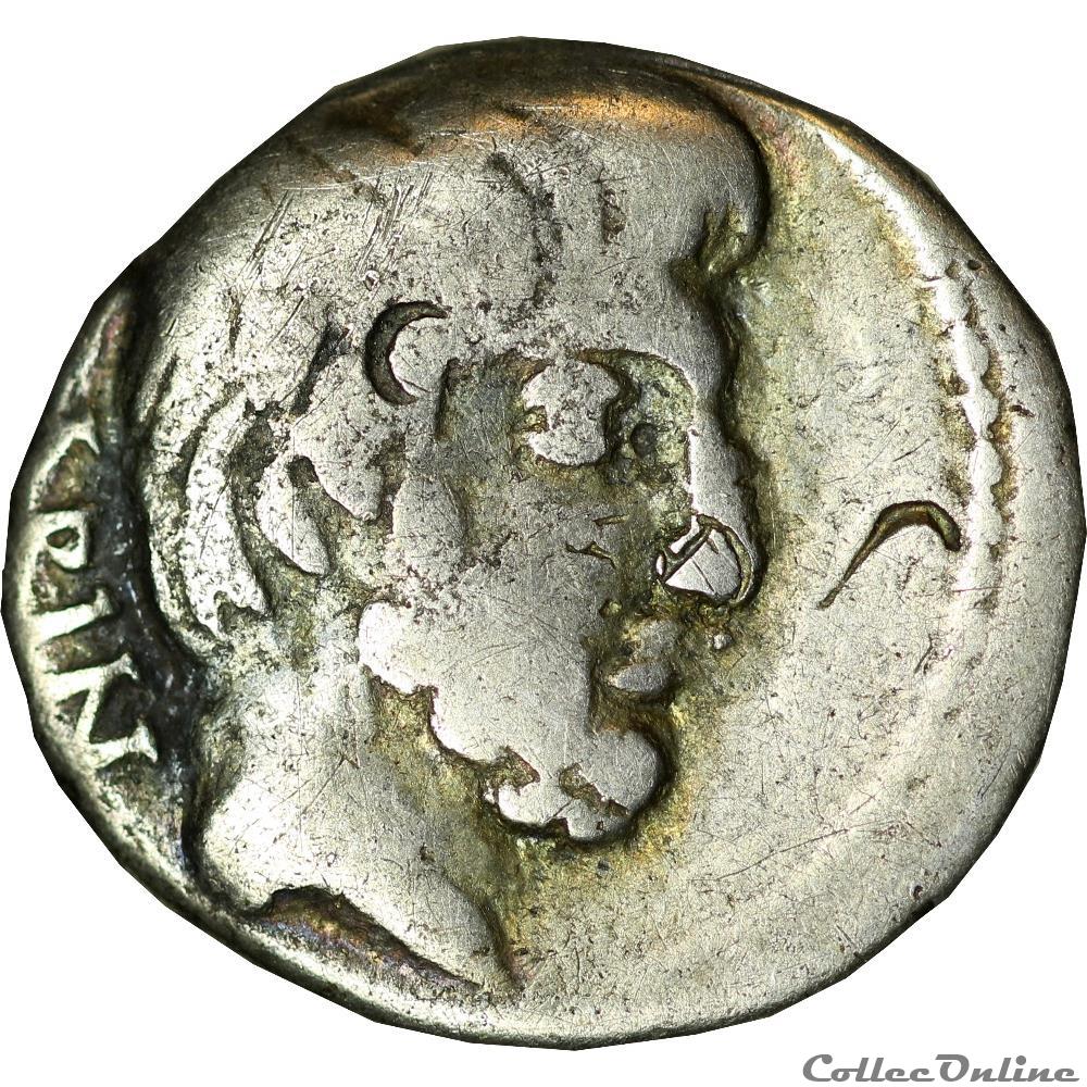 TITURIA denier (RM-006) monnaie antiquite av jc ap romaine republicaine imperiale tituria denier rm 006