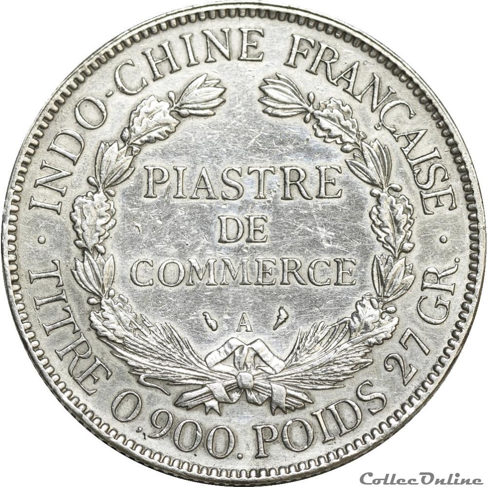 monnaies colonies francaises piastre 1913 ar5f 0034