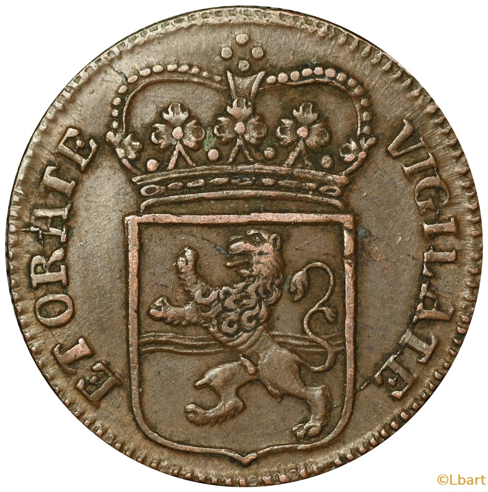 monnaies monde pays bas duit overyssel 1766