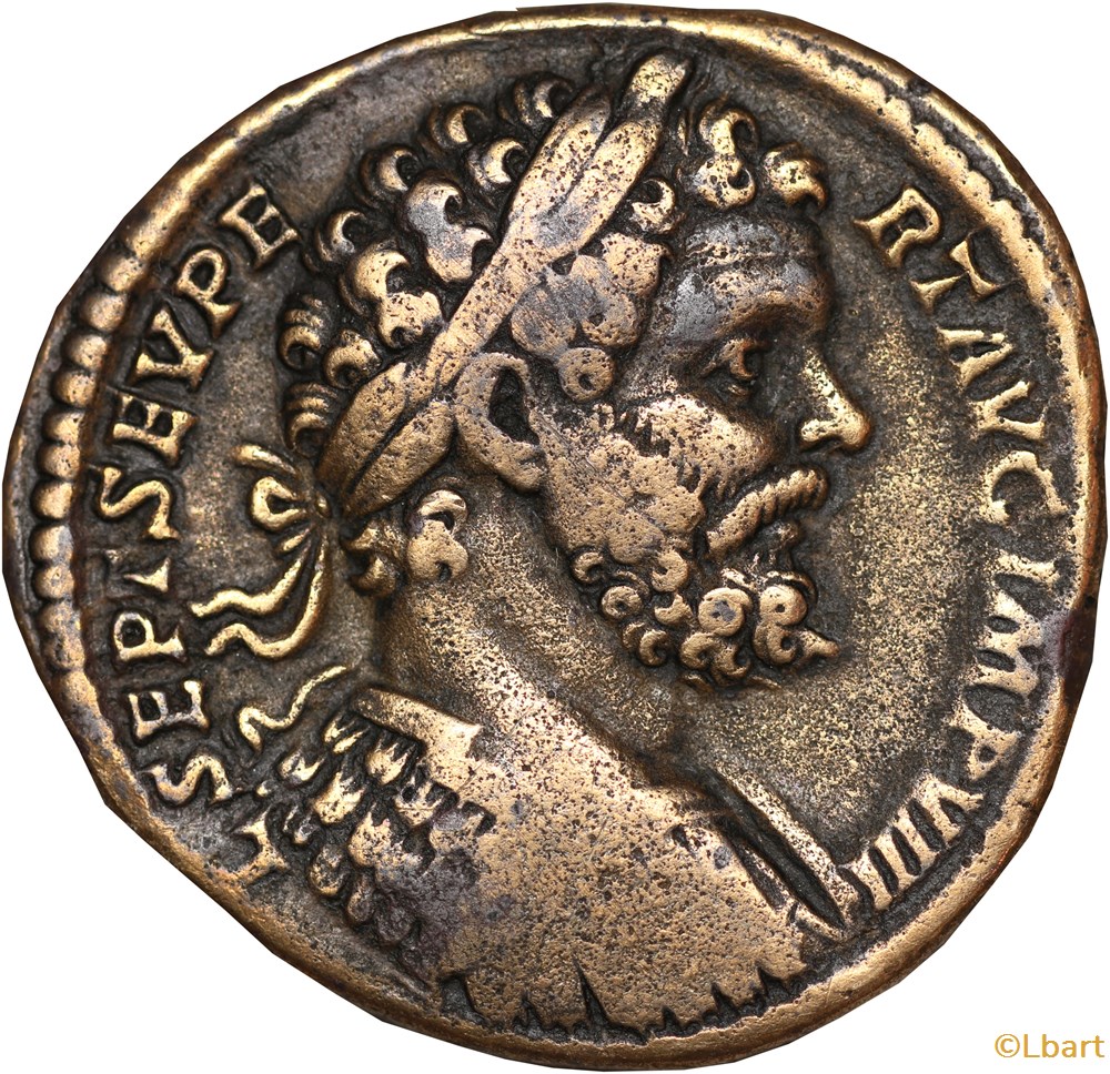 Sesterce SEPTIME SÉVÈRE- RM-009 monnaies antiquite av jc a ap romaines republicaines imperiales sesterce septime severe rm 009