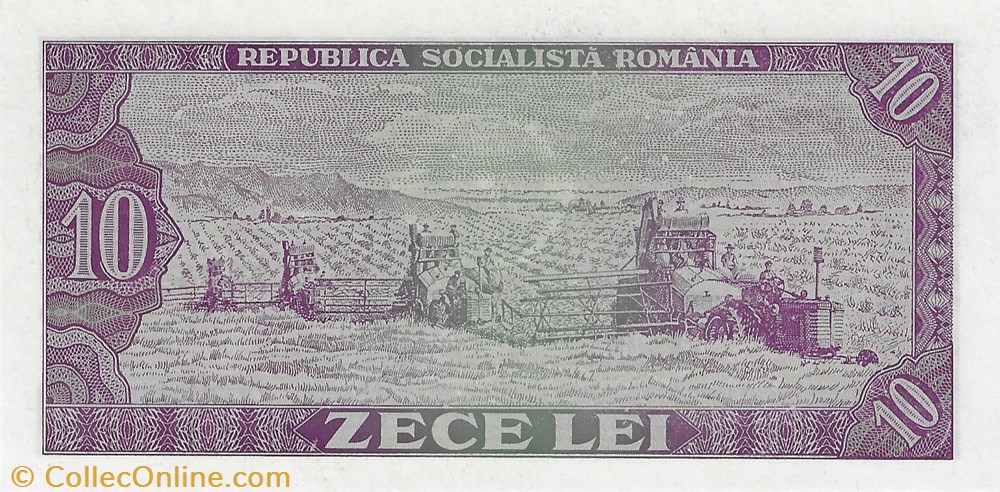 10 Lei 1966 Pick 94a Roumanie Billetes Europa Rumania