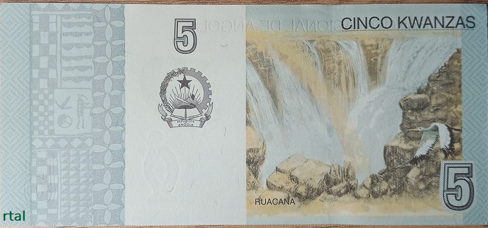 billets afrique billet 5 kwanzas 2012 151a neuf angola