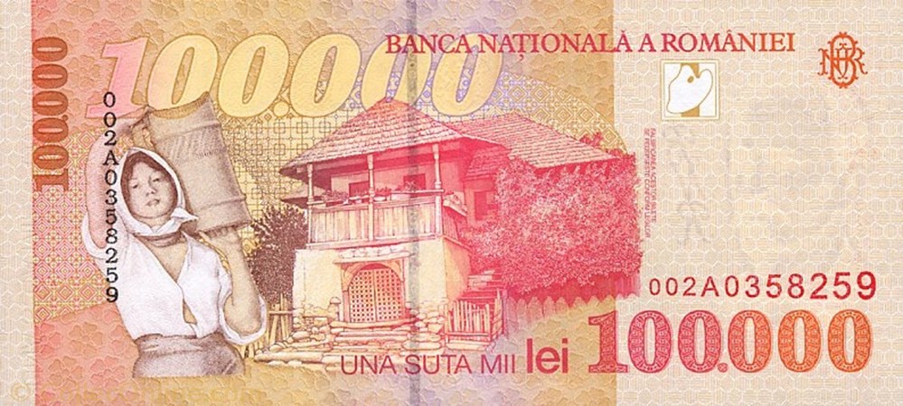 100.000 lei 2001 Pick 114a Roumanie / 6-10 billets europe 100 000 lei 2001 pick 114a roumanie 6 10