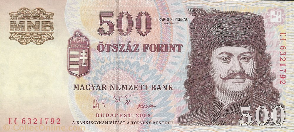 500 Forint 2006 Pick 194 Hongrie billet europe 500 forint 2006 pick 194 hongrie