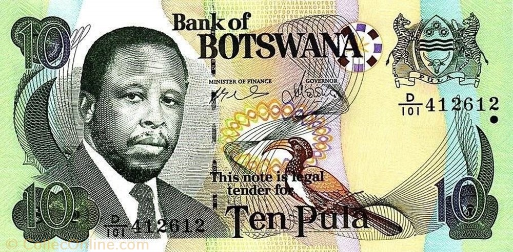 10 Pula 2002 Pick 24a Botswana billet afrique 10 pula 2002 pick 24a botswana