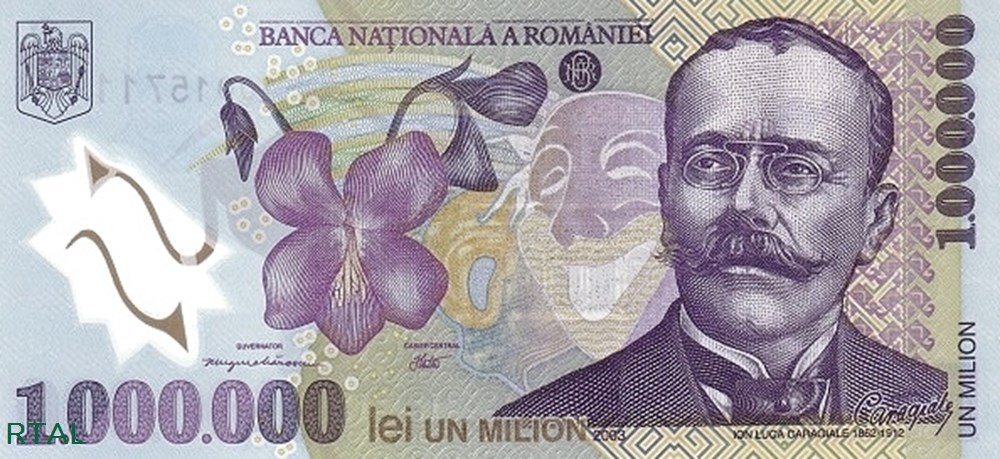 billets europe 1 000 000 lei 2003 116a roumanie 50 80