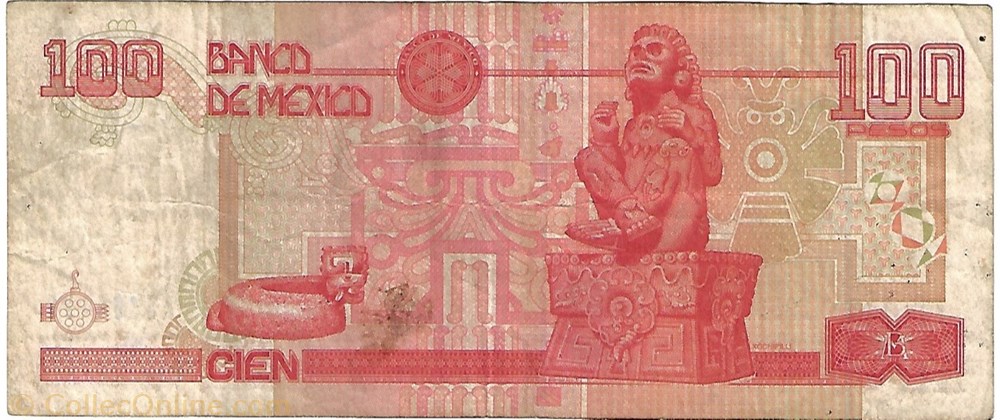 100 Pesos 2005 Pick 118h Mexique billet amerique du nord 100 pesos 2005 pick 118h mexique