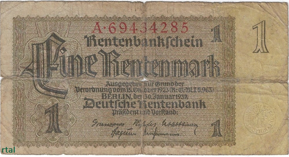 Billet 1 Reichsmark 30.1.1937 TB+ P.173b Allemagne billets europe billet 1 reichsmark 30 1 1937 tb p 173b allemagne