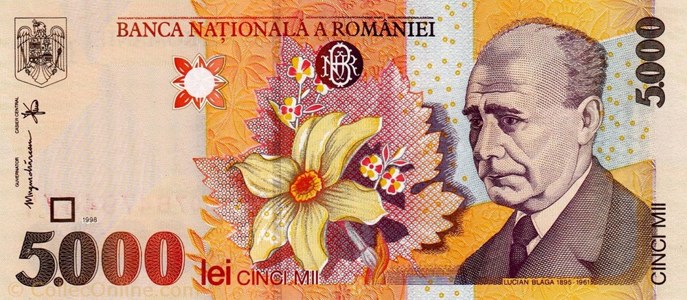 5.000 LEI - 1998 Pick 107b Roumanie / -15 billets europe 5 000 lei 1998 pick 107b roumanie 15