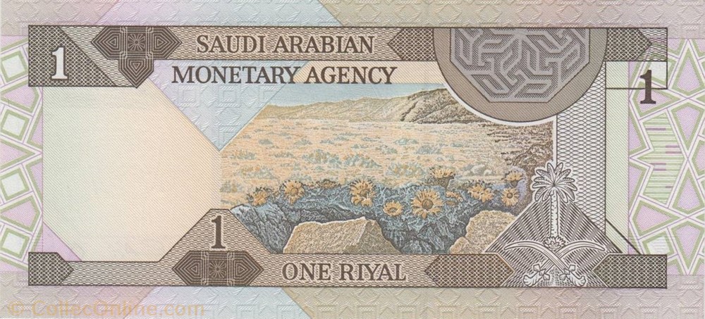 1 Riyal 1984 P.21d Arabie Saoudite billet asie 1 riyal 1984 p 21d arabie saoudite