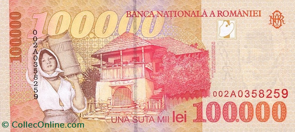 10.000 lei 1998 Pick 110 Roumanie / 6-24 billets europe 10 000 lei 1998 pick 110 roumanie 6 24