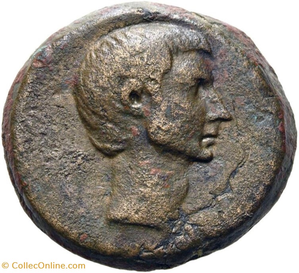 Gaius Sosius Æ As coins antique b c to roman republican imperial gaius sosius as