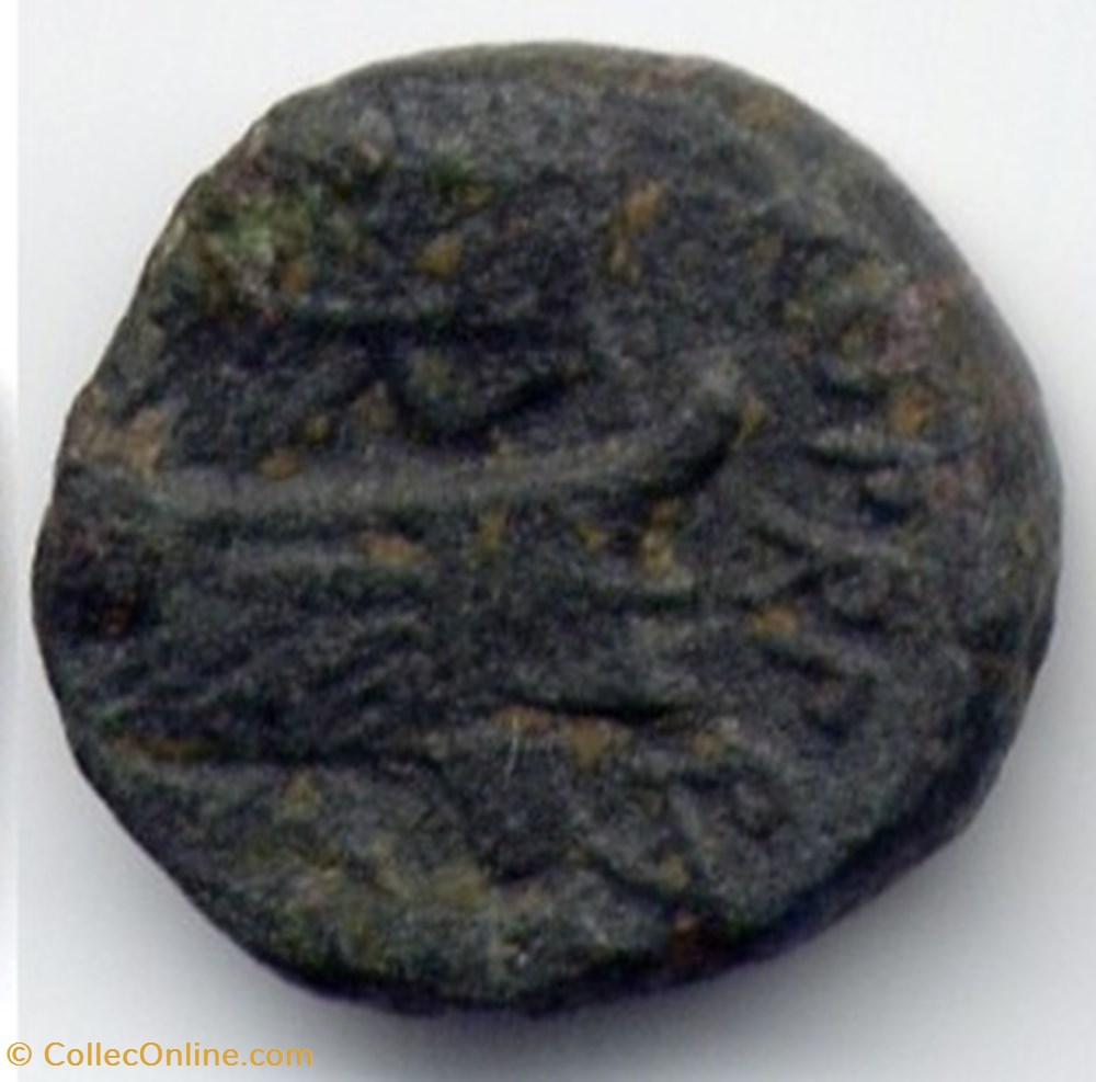 Marcus Antonius ACHAEA Æ As (Α), Fleet coinage 3 coins ancient romans imperial and republican marcus antonius achaea as fleet coinage