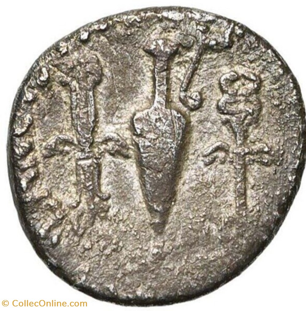 Marcus Antonius and Lucius Munatius Plancus AR Denarius, PRO • COS - Fourré coins ancient romans imperial republican marcus antonius and lucius munatius plancus ar denarius pro cos fourre